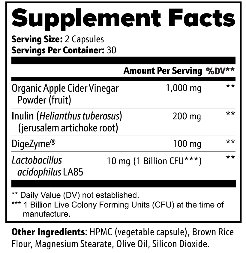 Apple Cider Vinegar Capsules