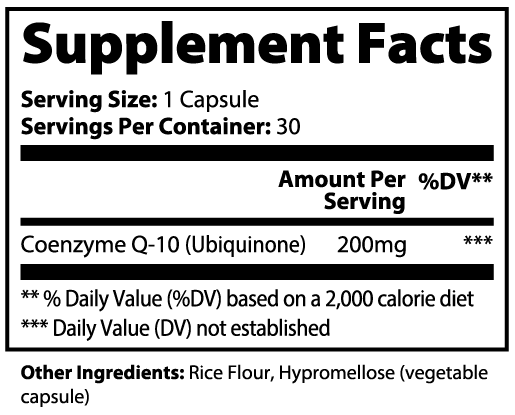 CoQ10 Ubiquinone - Pack of 2